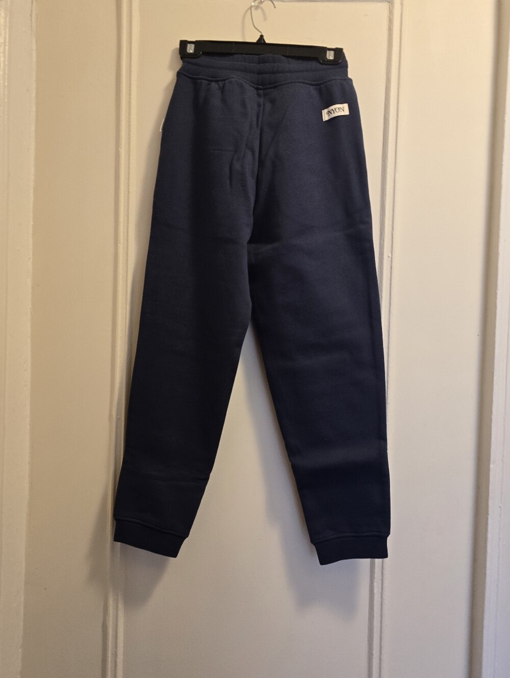 NWT New York or Nowhere (NYON) Signature Drawstring Sweatpants in Navy - Sz XS - Picture 10 of 14